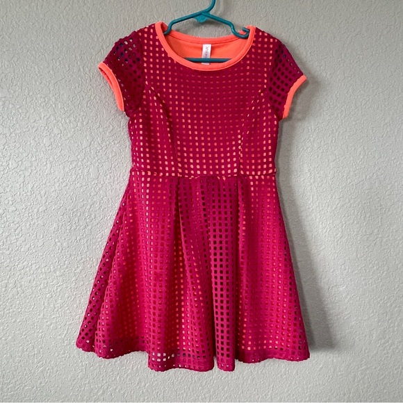 Xhilaration Other - Girls Xhiliration neon mesh overlay Dress XS